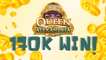 A Lucky Player Strikes €170K+ on Queen of Alexandria WowPot