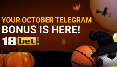 18BET October Telegram Bonus for Sports and Casino Fans