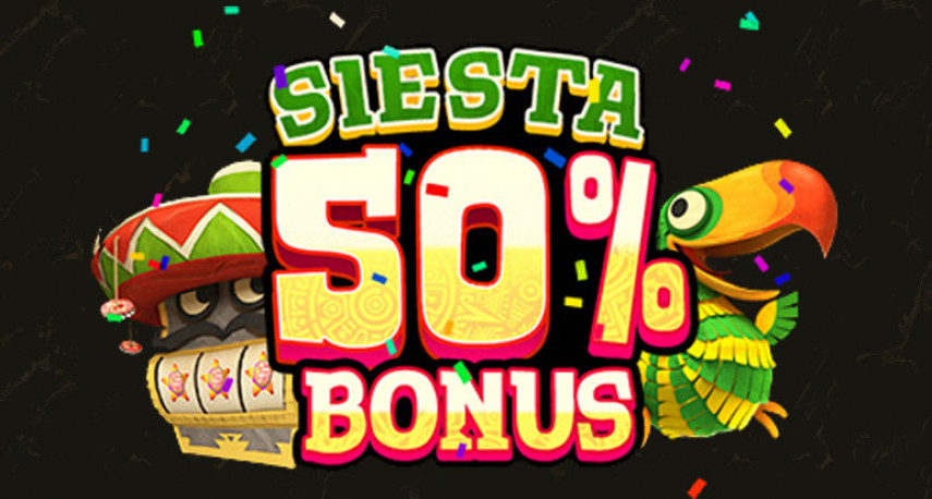Claim the Siesta Bonus Every Weekday with Argo Casino
