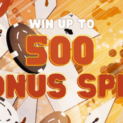 Win up to 500 Bonus Spins at Big Thunder Slots