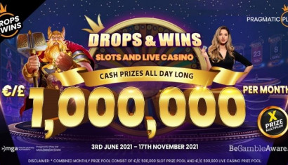 Pragmatic Play Set to Increase its Drops & Wins Prize Pool to a Staggering €1,000,000 Per Month