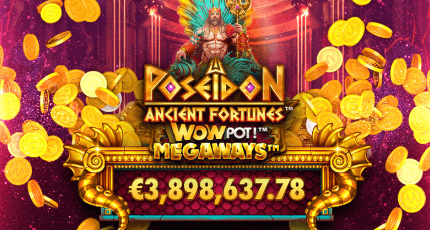 Ancient Fortunes: Poseidon WowPot Megaways Rewards Player with €3.8 Million