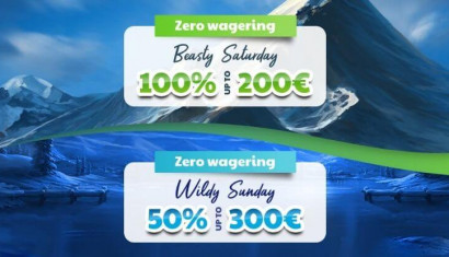 Claim Two Weekend Bonuses at Wolfy Casino