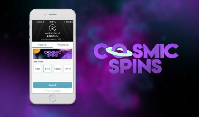 Cosmic Spins Deposits Payments