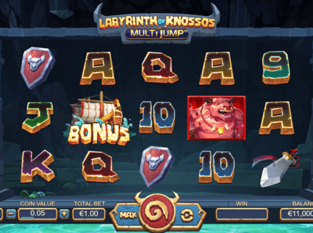Slot Labyrinth Labyrinth of Knossos Multijump (Yggdrasil Gaming) Slot Review + Free ...