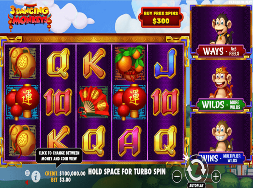 3 Dancing Monkeys (Pragmatic Play) Slot Review + Free Demo 🎰