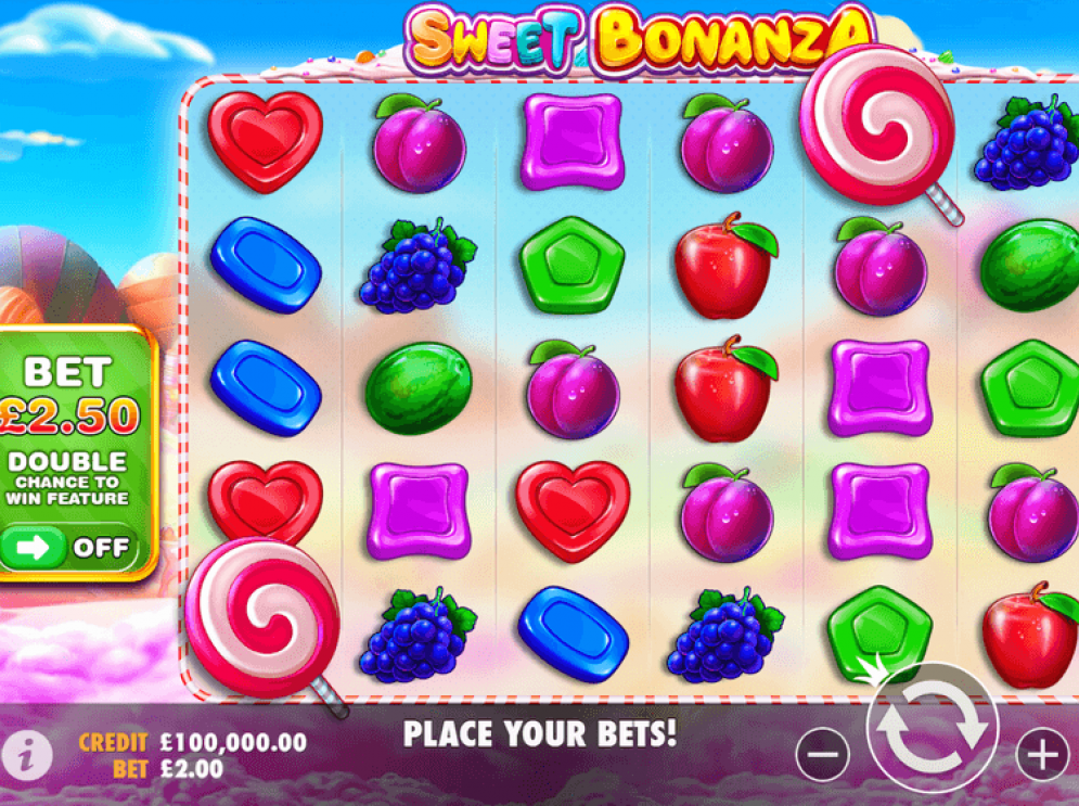Tangkapan layar Sweet Bonanza; tampilan contoh, bukan hasil yang dijanjikan