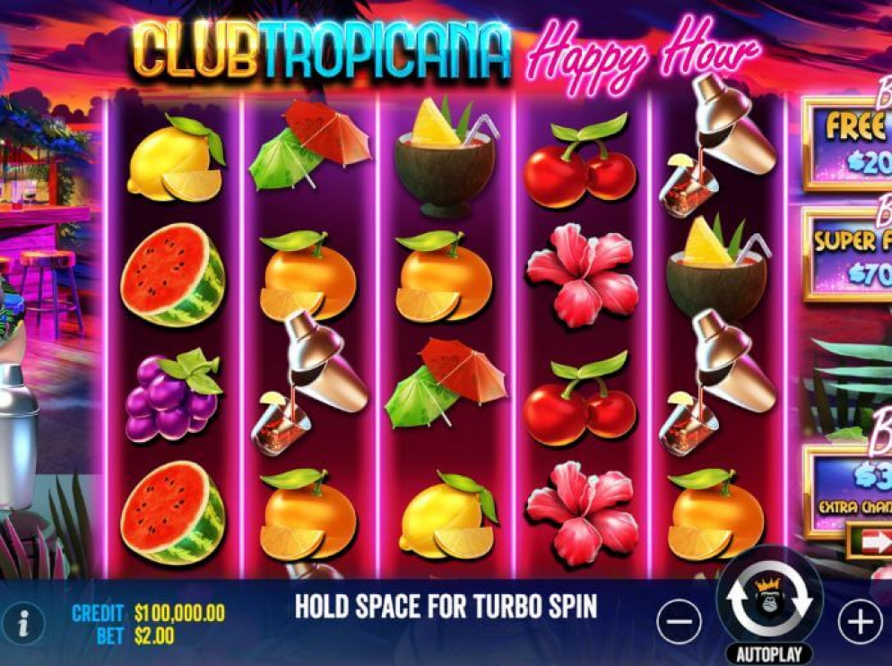 Club Tropicana Happy Hour