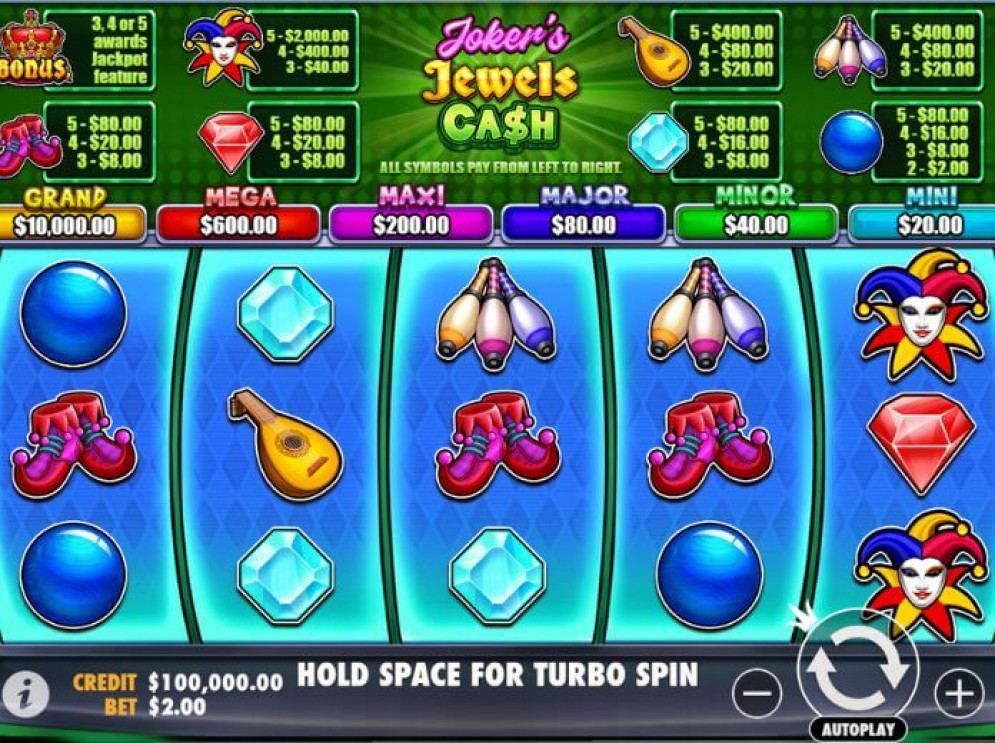 Joker’s Jewels Cash