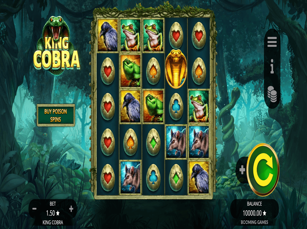 King Cobra (Booming Games) Slot Review + Free Demo 🎰