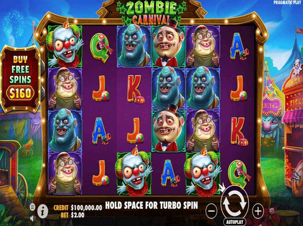 Zombie Carnival (Pragmatic Play) Slot Review + Free Demo 2024 🎰