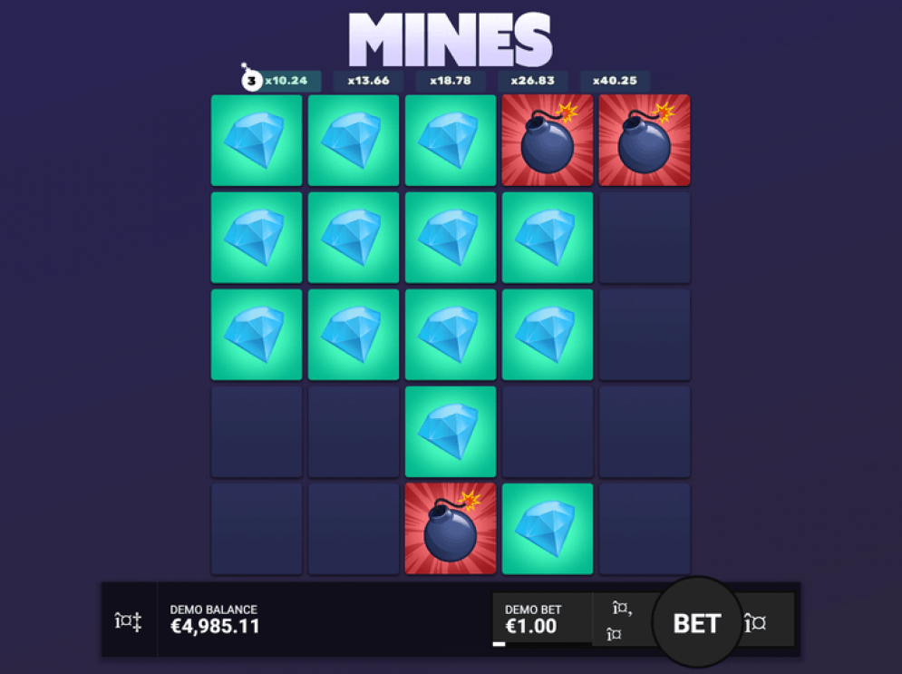 Mines (Hacksaw Gaming) Slot Review + Free Demo 2024 🎰
