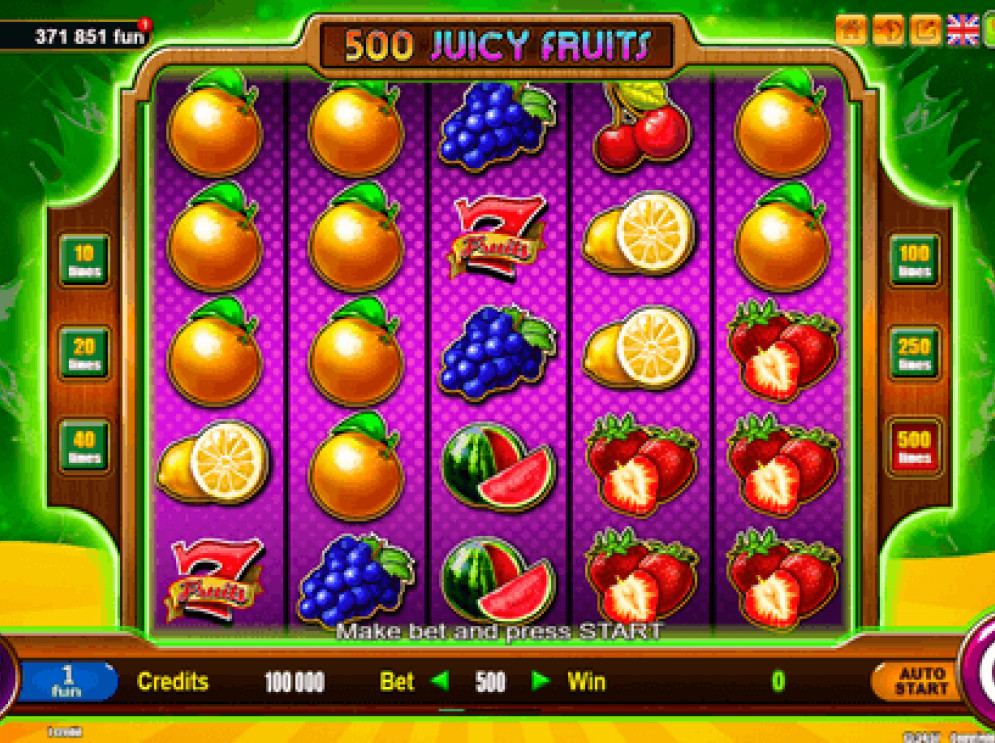Jogos de video slot Juicy Fruits