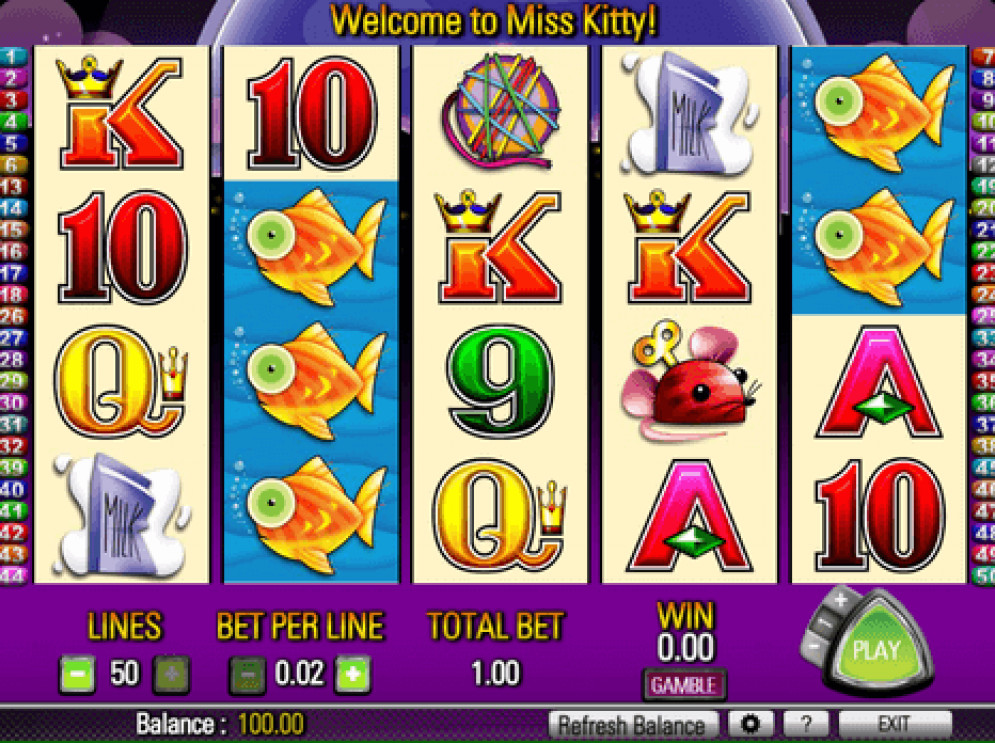 Play Miss Kitty Slots Free