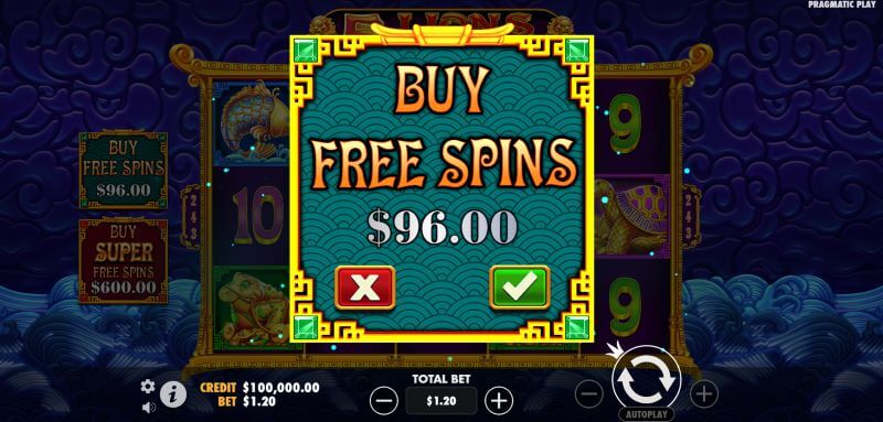 5 Lions Reborn bonus buy