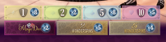 Adventures Beyond Wonderland Bet Options
