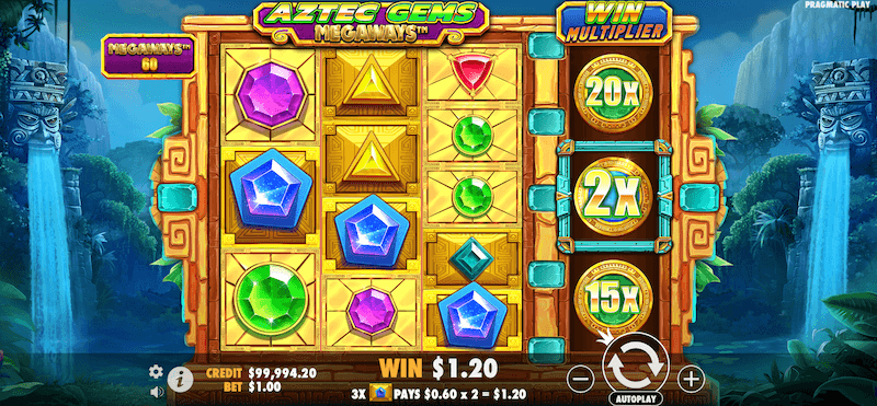 Aztec Gems Megaways how to win