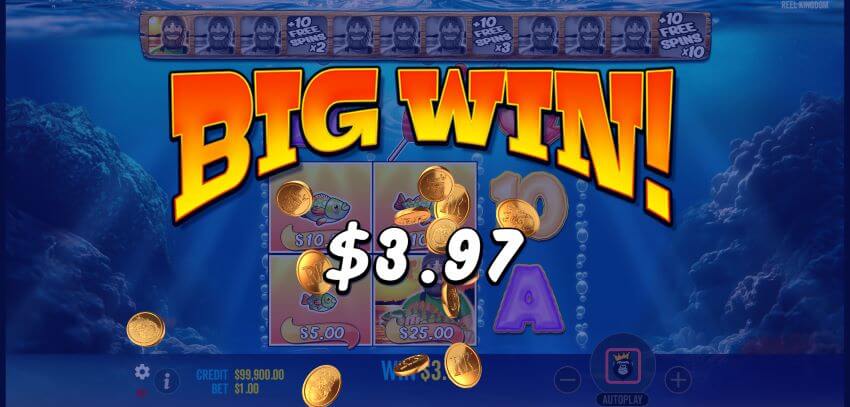 Big Bass Bonanza 3 Reeler big win