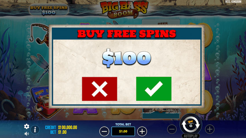 Big Bass Boom bonus buy