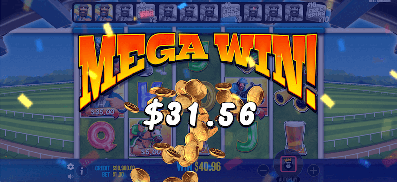 Big Bass Return to the Races big win