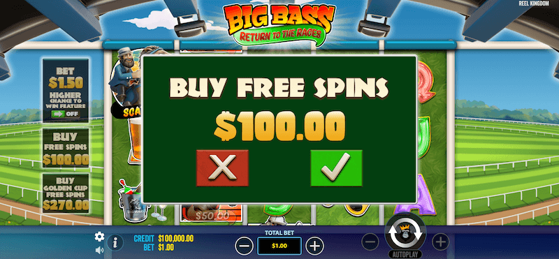 Big Bass Return to the Races free spins