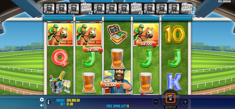 Big Bass Return to the Races money collect symbols