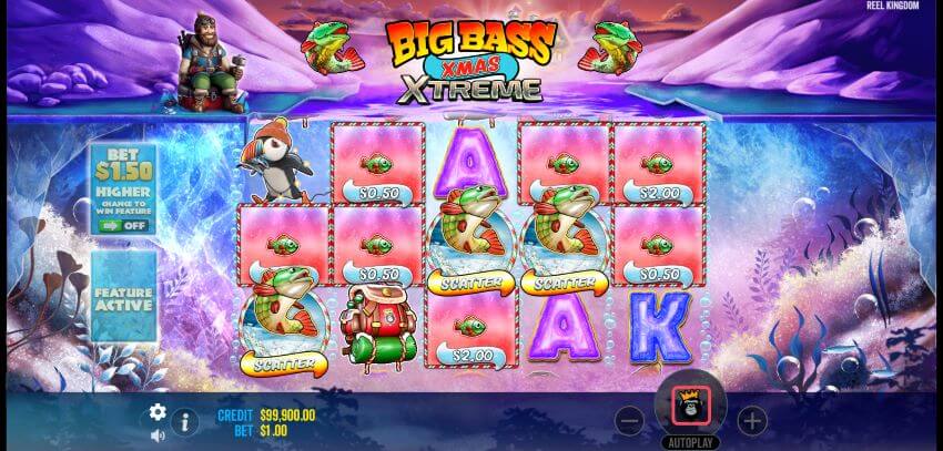 Big Bass Xmas Xtreme scatters