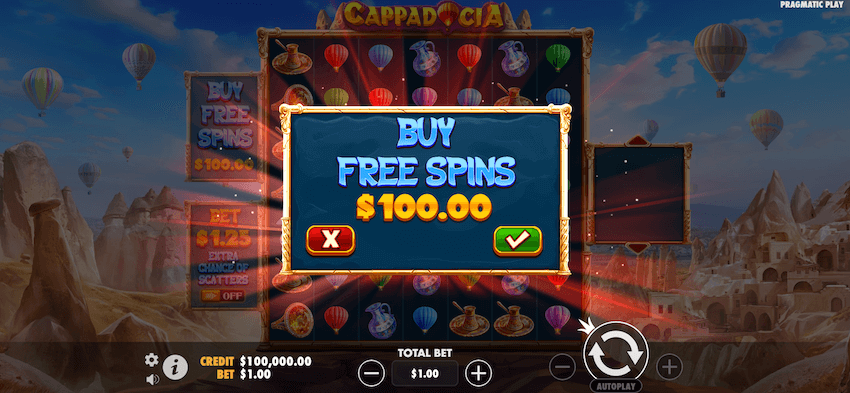 Cappadocia bonus buy