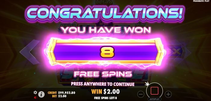Cash Surge free spins