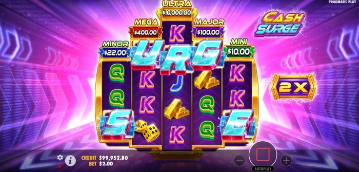 Cash Surge scatters