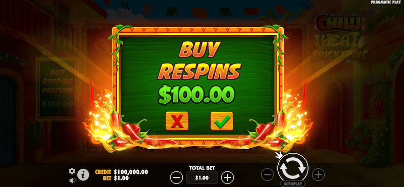 Chilli Heat Spicy Spins bonus buy