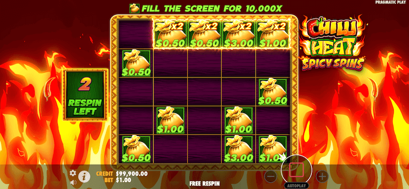 Chilli Heat Spicy Spins respins