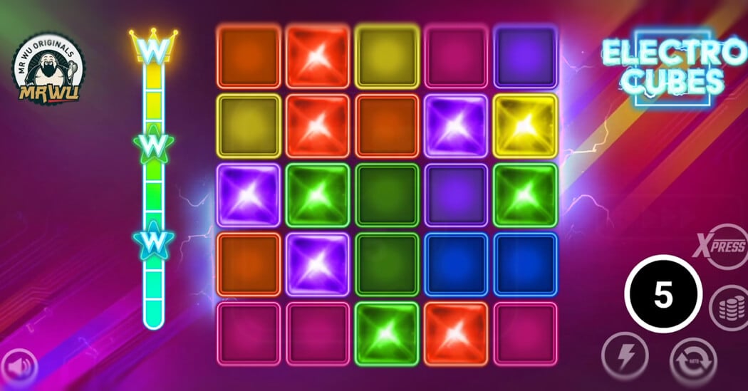Electro Cubes bonus game