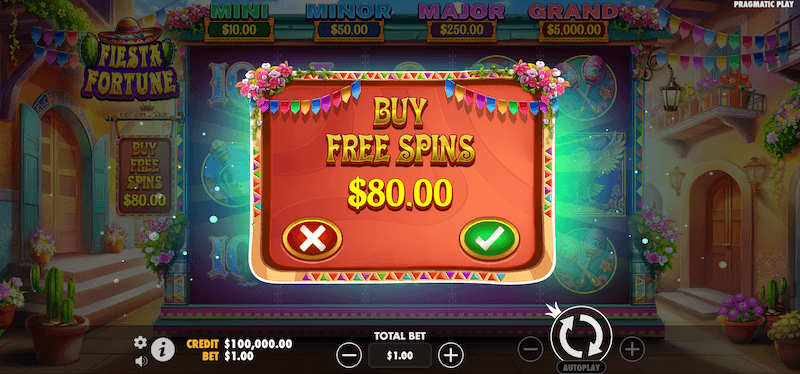 Fiesta Fortune bonus buy