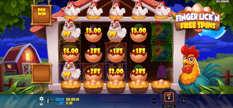 Finger Lick'n Free Spins trigger