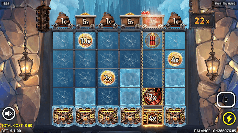 Fire in the Hole 3 Free Spins Feature