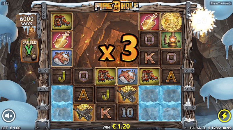 Fire in the Hole 3 Wild Mining Multiplier