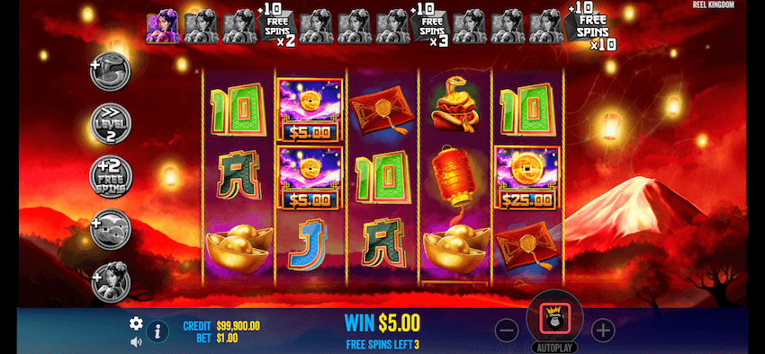 Floating Dragon Year of the Snake money symbols