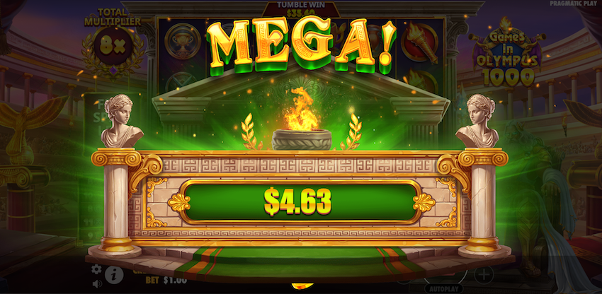 Games in Olympus 1000 big win