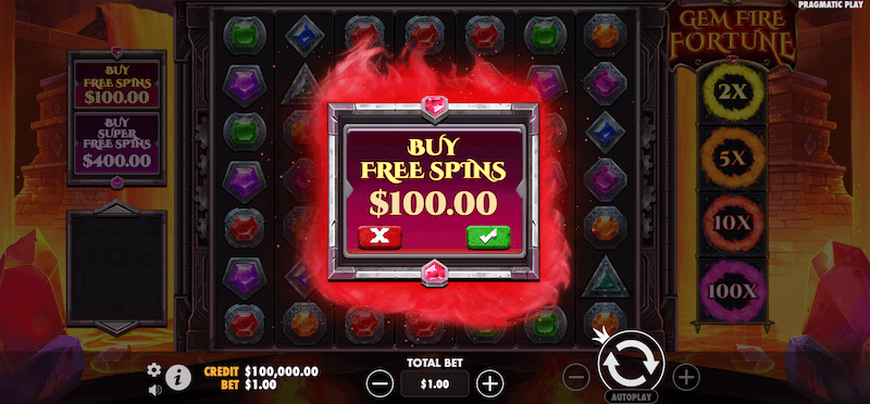 Gem Fire Fortune bonus buy