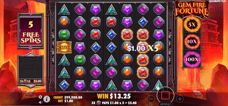 Gem Fire Fortune multiplier