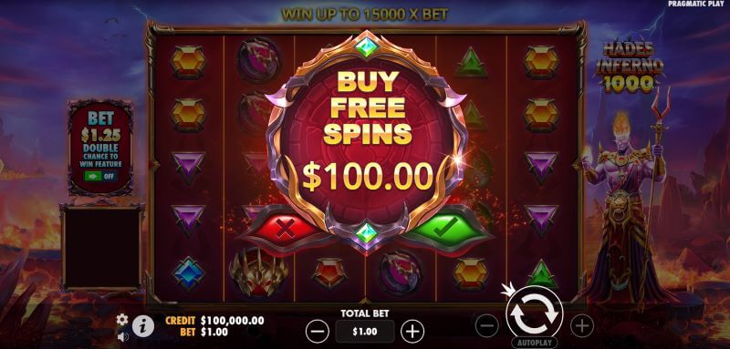 Hades Inferno 1000 bonus buy
