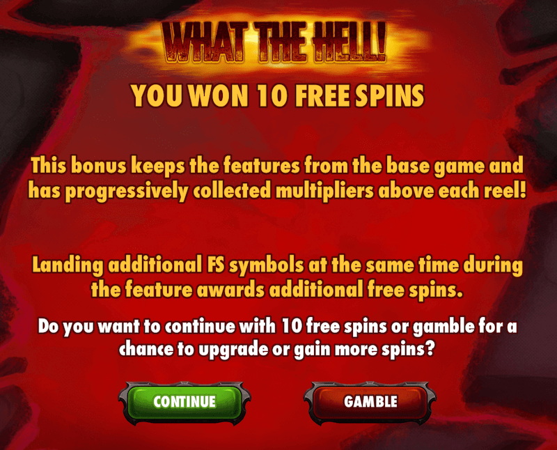 Hounds of Hell free spins