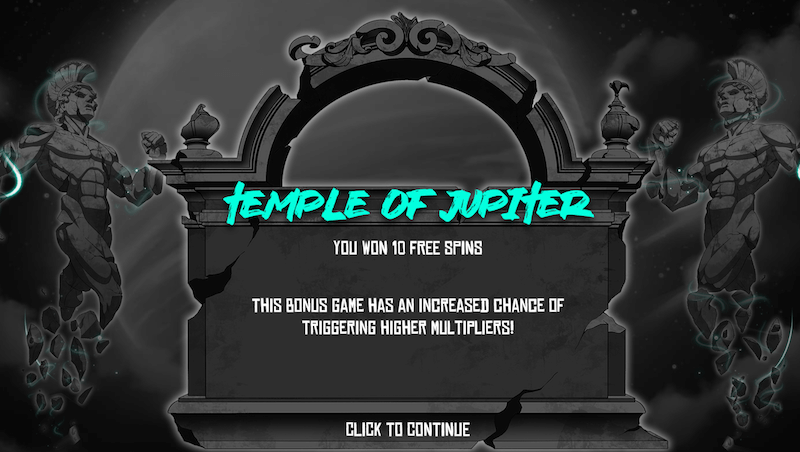 Invictus free spins temple of jupiter bonus