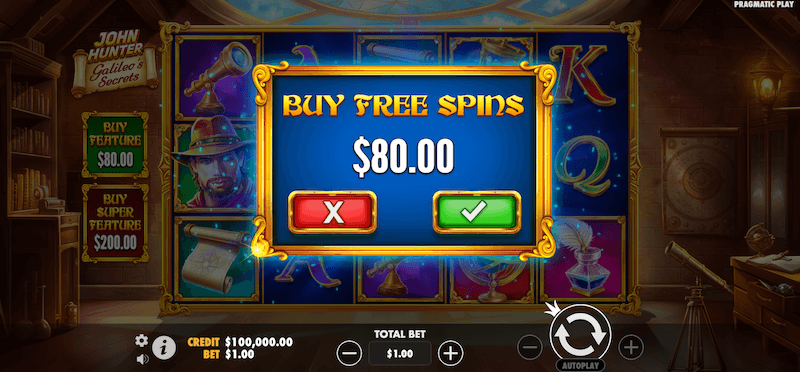 John Hunter and Galileo's Secrets bonus buy