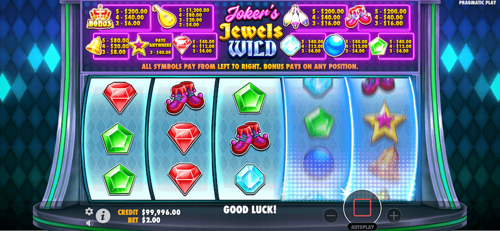Joker's Jewels Wild Slot Game