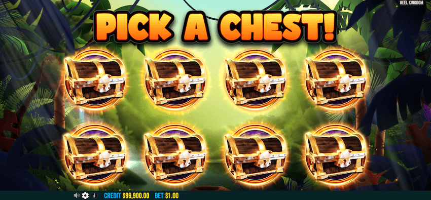 Jumbo Safari free spins click and pick bonus
