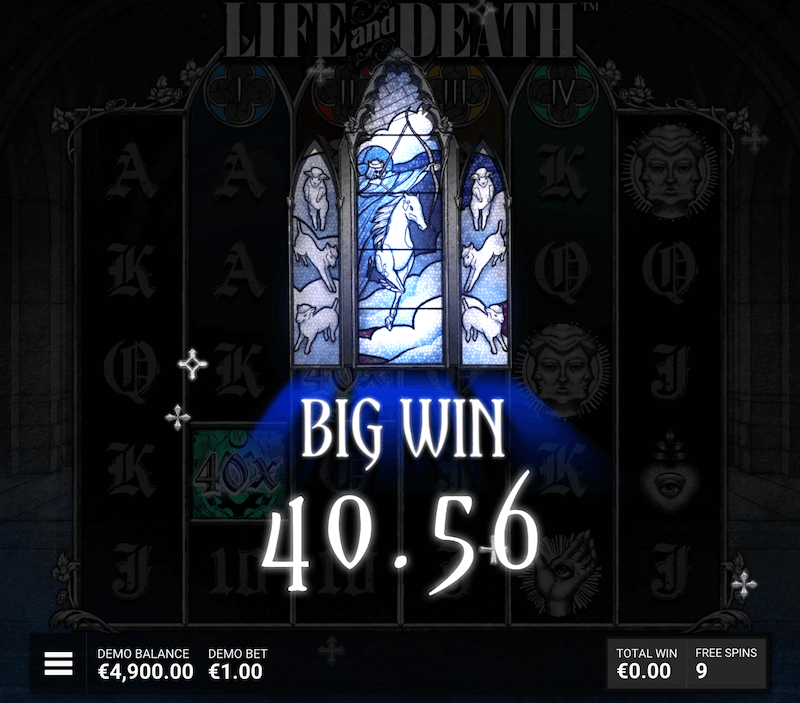 Life and Death big win