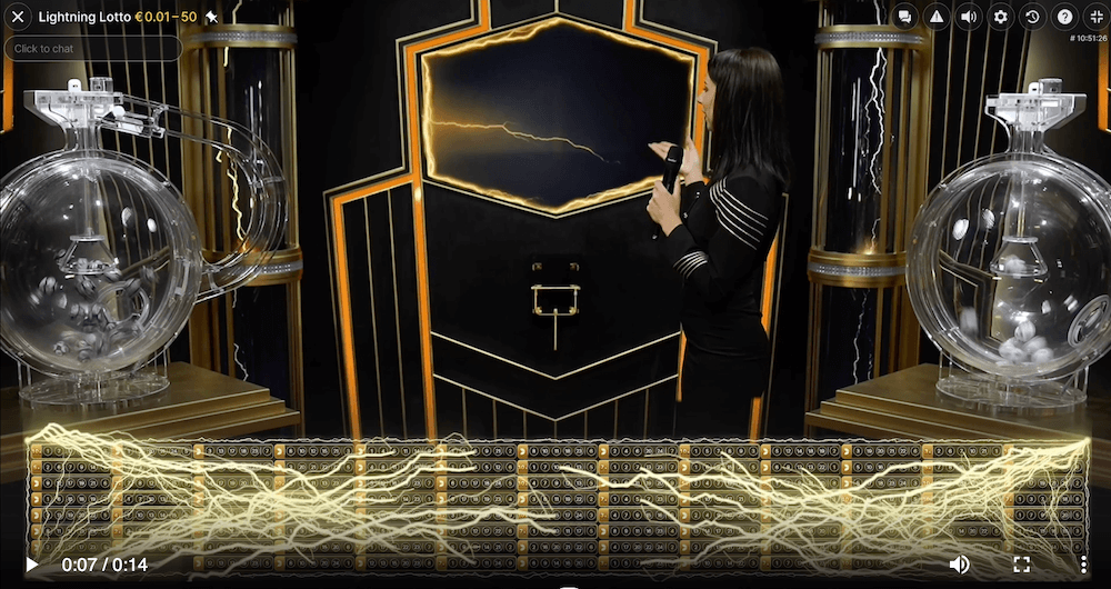 Lightning Ball Live Casino Bonus
