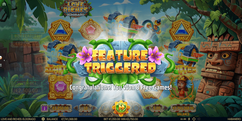 Love and Riches: Eldorado free spins